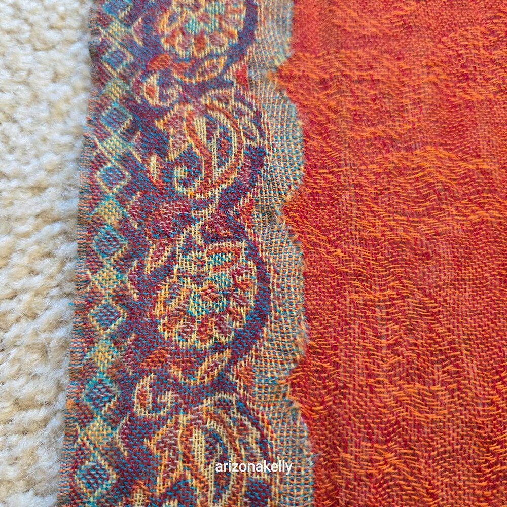 NWT Devernois Woven Wool Scarf French - Picture 13 of 15
